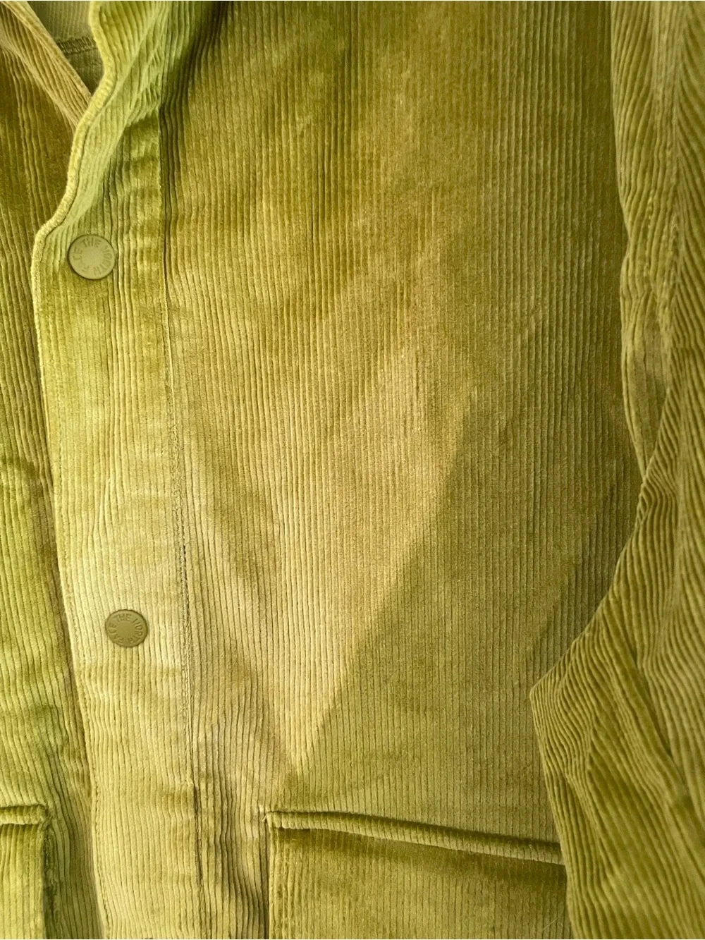 The North Face Mens Utility Heritage Cord Jacket Shacket Relaxed Sulfur Moss XL